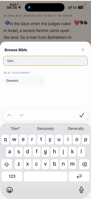 Ekko — browse Bible book search